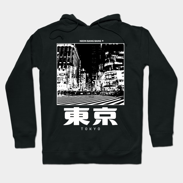 Shibuya Tokyo - Japanese Hoodie by Neon Bang Bang